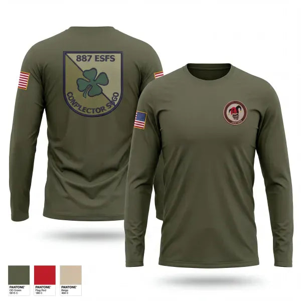 Long Sleeve Performance Shirt, 887 esfs, Air Force, Teamtime, Team time, sublimation, custom sports apparel, team uniforms, spirit wear, spiritwear, sports uniforms, custom shirts, team store, custom team store, fundraiser sports, apparel fundraiser