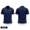 Clyde fire department Short Sleeve Performance Polo - 1