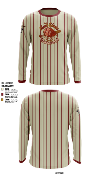 Long Sleeve Performance Shirt, JoCo Ham Slams, Softball, Teamtime, Team time, sublimation, custom sports apparel, team uniforms, spirit wear, spiritwear, sports uniforms, custom shirts, team store, custom team store, fundraiser sports, apparel fundraiser