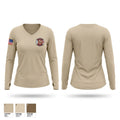 Simmesport Volunteer Fire Department Women's Long Sleeve V-neck Shirt - 1