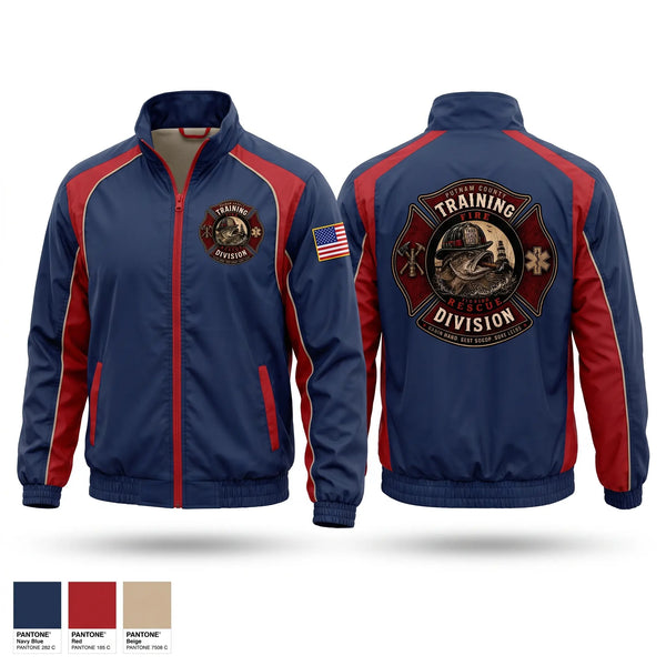 Windbreaker, Putnam county fire rescue, Fire Department, Teamtime, Team time, sublimation, custom sports apparel, team uniforms, spirit wear, spiritwear, sports uniforms, custom shirts, team store, custom team store, fundraiser sports, apparel fundraiser