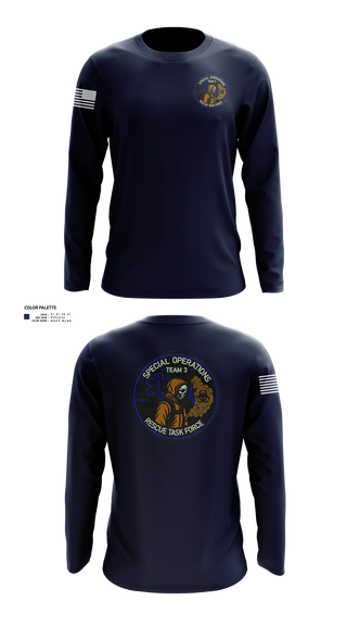Long Sleeve Performance Shirt, Northwell Special Operations, EMS/EMT, Teamtime, Team time, sublimation, custom sports apparel, team uniforms, spirit wear, spiritwear, sports uniforms, custom shirts, team store, custom team store, fundraiser sports, apparel fundraiser