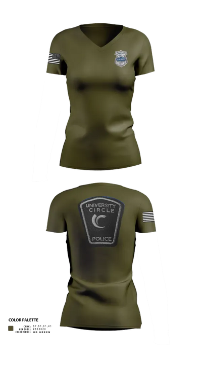 PATROL 69030352 Women's Short Sleeve V-neck Shirt - 31