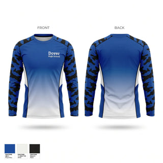 Long Sleeve Performance Shirt, Dover High School, , Teamtime, Team time, sublimation, custom sports apparel, team uniforms, spirit wear, spiritwear, sports uniforms, custom shirts, team store, custom team store, fundraiser sports, apparel fundraiser