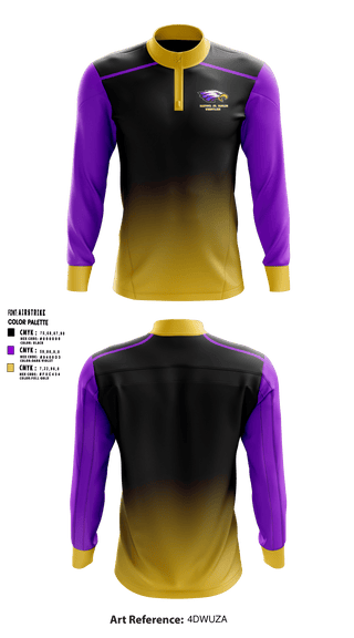 Quarter Zip Jacket, Rantoul Jr. Eagles, Wrestling, Teamtime, Team time, sublimation, custom sports apparel, team uniforms, spirit wear, spiritwear, sports uniforms, custom shirts, team store, custom team store, fundraiser sports, apparel fundraiser