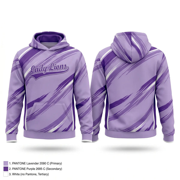 Hoodie, Lady Lions, Softball, Teamtime, Team time, sublimation, custom sports apparel, team uniforms, spirit wear, spiritwear, sports uniforms, custom shirts, team store, custom team store, fundraiser sports, apparel fundraiser