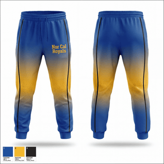 Sweatpants, Nor Cal Royals, Cheer, Teamtime, Team time, sublimation, custom sports apparel, team uniforms, spirit wear, spiritwear, sports uniforms, custom shirts, team store, custom team store, fundraiser sports, apparel fundraiser