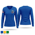 Columbus Zoo EMS Department Women's Long Sleeve V-neck Shirt - 1
