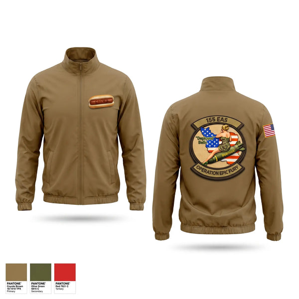 Windbreaker, 155 AS, Air Force, Teamtime, Team time, sublimation, custom sports apparel, team uniforms, spirit wear, spiritwear, sports uniforms, custom shirts, team store, custom team store, fundraiser sports, apparel fundraiser