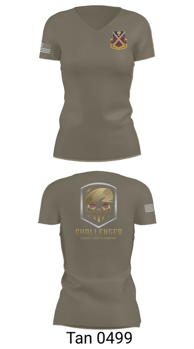Challenger Company 82486130 Women's Short Sleeve V-neck Shirt - 68