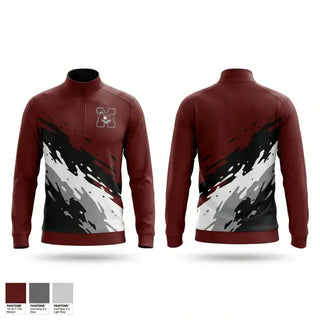 Quarter Zip Jacket, Red Bud High School Track & Field, Track & Field, Teamtime, Team time, sublimation, custom sports apparel, team uniforms, spirit wear, spiritwear, sports uniforms, custom shirts, team store, custom team store, fundraiser sports, apparel fundraiser