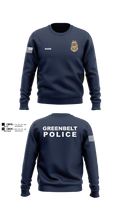 Greenbelt Police Department 4666153 Crew Neck Sweatshirt - 1