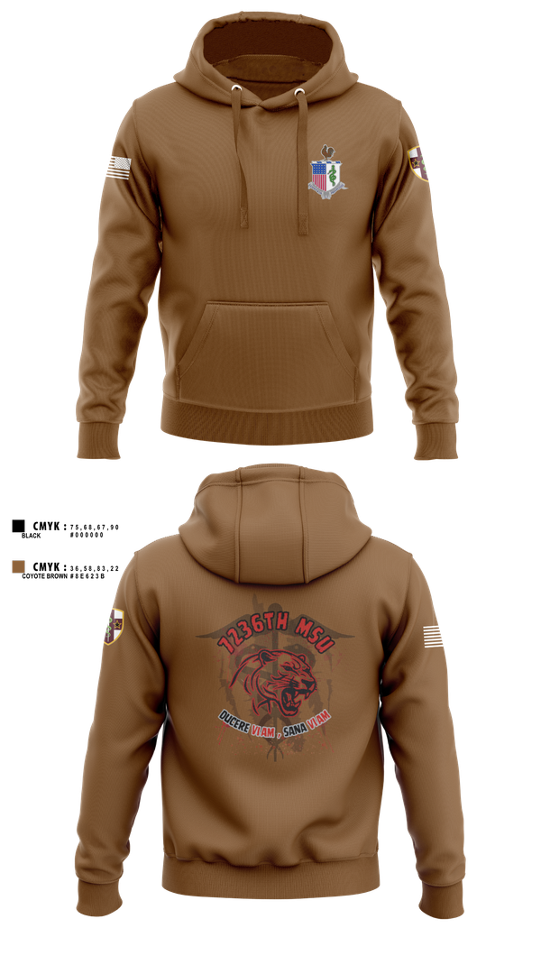 Hoodie, 7236 Medical Support Unit, Army, Teamtime, Team time, sublimation, custom sports apparel, team uniforms, spirit wear, spiritwear, sports uniforms, custom shirts, team store, custom team store, fundraiser sports, apparel fundraiser