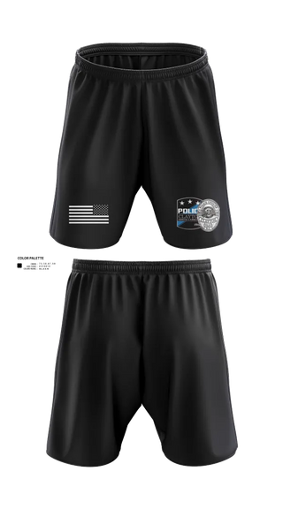 Athletic Shorts With Pockets, Clayton Police K9 Unit, Police, Teamtime, Team time, sublimation, custom sports apparel, team uniforms, spirit wear, spiritwear, sports uniforms, custom shirts, team store, custom team store, fundraiser sports, apparel fundraiser