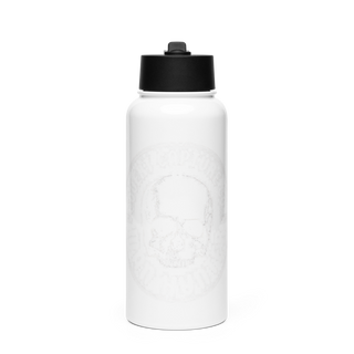T. BLACK SECURITY SERVICES 55928039 Stainless Steel Water Bottle with a Straw Lid