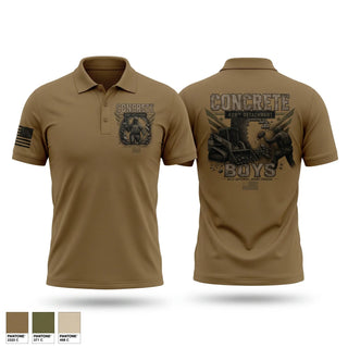 Short Sleeve Performance Polo, 429 Concrete Detachment, National Guard, Teamtime, Team time, sublimation, custom sports apparel, team uniforms, spirit wear, spiritwear, sports uniforms, custom shirts, team store, custom team store, fundraiser sports, apparel fundraiser