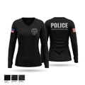 Lansing Emergency Response Team 87087078 Women's Long Sleeve V-neck Shirt - 1