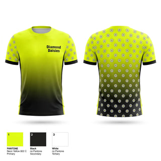 Short Sleeve Performance Shirt, Diamond Daisies, Softball, Teamtime, Team time, sublimation, custom sports apparel, team uniforms, spirit wear, spiritwear, sports uniforms, custom shirts, team store, custom team store, fundraiser sports, apparel fundraiser
