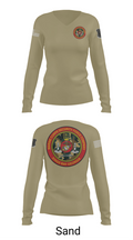 Marine Corps Security Forces Battalion 39264653 Women's Long Sleeve V-neck Shirt - 92