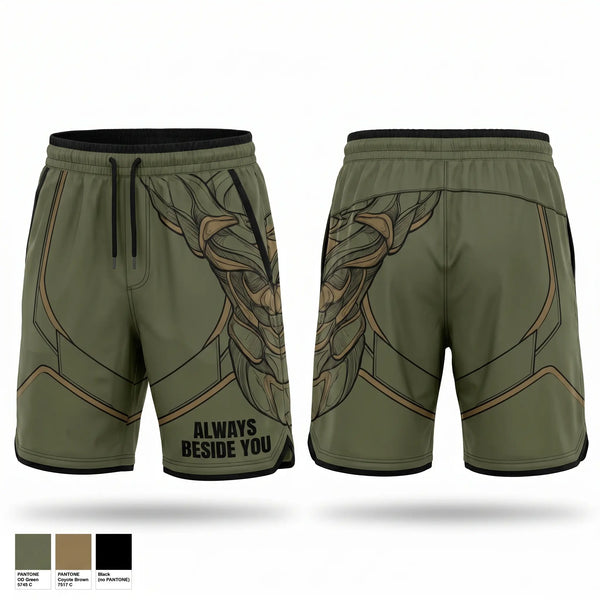 Athletic Shorts With Pockets, Always beside you, EMS/EMT, Teamtime, Team time, sublimation, custom sports apparel, team uniforms, spirit wear, spiritwear, sports uniforms, custom shirts, team store, custom team store, fundraiser sports, apparel fundraiser