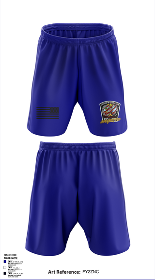 Athletic Shorts With Pockets, COC Police, Police, Teamtime, Team time, sublimation, custom sports apparel, team uniforms, spirit wear, spiritwear, sports uniforms, custom shirts, team store, custom team store, fundraiser sports, apparel fundraiser