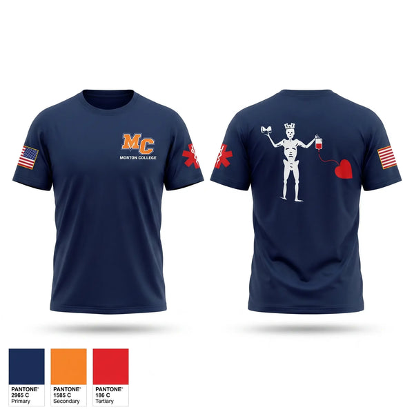 Old School Cotton Feel Shirt, Morton emt, EMS/EMT, Teamtime, Team time, sublimation, custom sports apparel, team uniforms, spirit wear, spiritwear, sports uniforms, custom shirts, team store, custom team store, fundraiser sports, apparel fundraiser