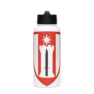 450th / 485th ACPs 89858245 Stainless Steel Water Bottle with a Straw Lid