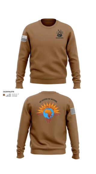 Crew Neck Sweatshirt, TF BATAAN S1, Army, Teamtime, Team time, sublimation, custom sports apparel, team uniforms, spirit wear, spiritwear, sports uniforms, custom shirts, team store, custom team store, fundraiser sports, apparel fundraiser