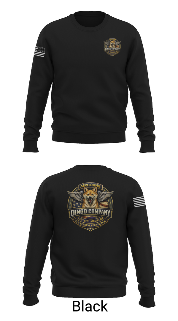 Crew Neck Sweatshirt, 412th CA BN (A), Army, Teamtime, Team time, sublimation, custom sports apparel, team uniforms, spirit wear, spiritwear, sports uniforms, custom shirts, team store, custom team store, fundraiser sports, apparel fundraiser