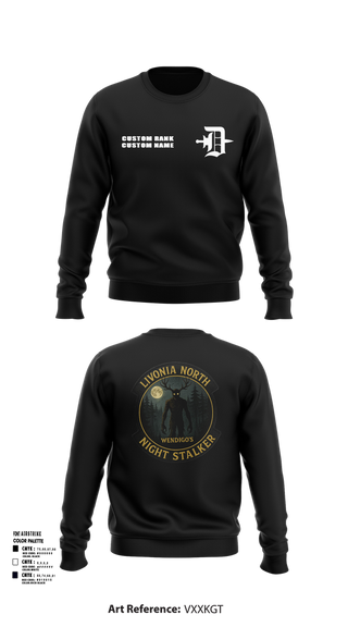 Crew Neck Sweatshirt, Livonia North Recruiting Station, , Teamtime, Team time, sublimation, custom sports apparel, team uniforms, spirit wear, spiritwear, sports uniforms, custom shirts, team store, custom team store, fundraiser sports, apparel fundraiser