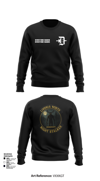 Livonia North Recruiting Station 17029649 Crew Neck Sweatshirt - 154