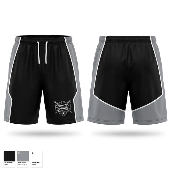 Athletic Shorts With Pockets, Family affair, Softball, Teamtime, Team time, sublimation, custom sports apparel, team uniforms, spirit wear, spiritwear, sports uniforms, custom shirts, team store, custom team store, fundraiser sports, apparel fundraiser