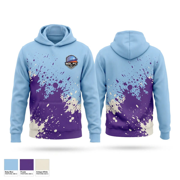 Hoodie, Sol FC, Men's Soccer, Teamtime, Team time, sublimation, custom sports apparel, team uniforms, spirit wear, spiritwear, sports uniforms, custom shirts, team store, custom team store, fundraiser sports, apparel fundraiser