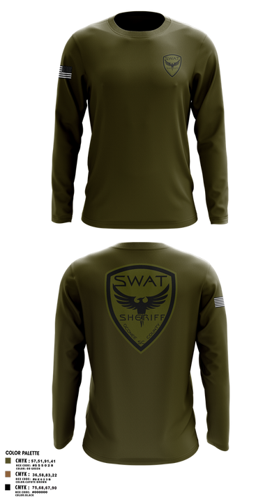 SWAT 89423613 Long Sleeve Performance Shirt 1