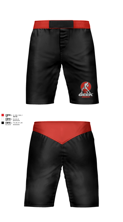 Geek MMA 61895980 Fight Shorts - 2