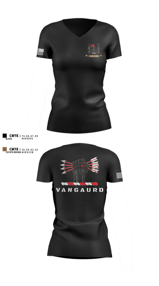 Womens Short Sleeve Vneck Shirt, 1ST PLT 76TH CEC-S, Army, Teamtime, Team time, sublimation, custom sports apparel, team uniforms, spirit wear, spiritwear, sports uniforms, custom shirts, team store, custom team store, fundraiser sports, apparel fundraiser