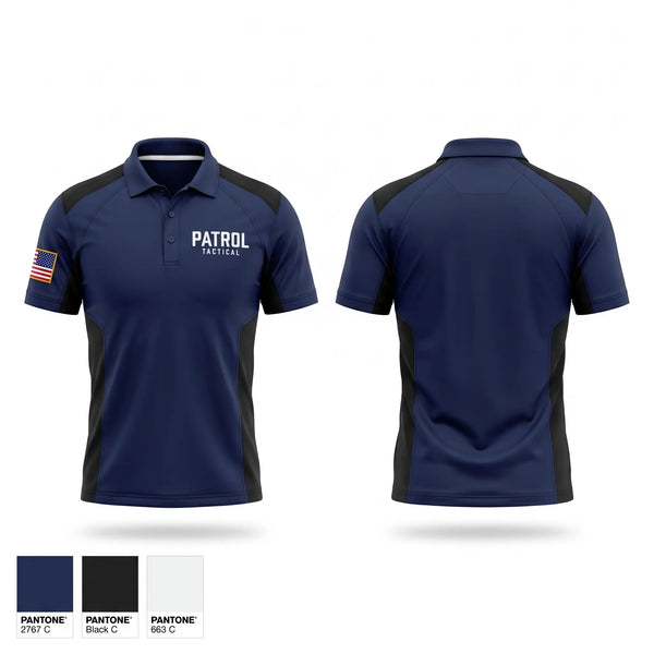 Short Sleeve Performance Polo, Patrol, Police, Teamtime, Team time, sublimation, custom sports apparel, team uniforms, spirit wear, spiritwear, sports uniforms, custom shirts, team store, custom team store, fundraiser sports, apparel fundraiser