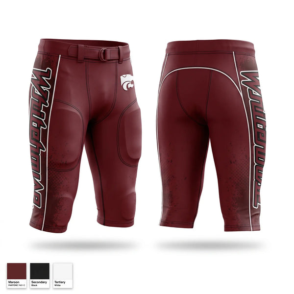 Football Pants, Whitehouse Wildcats, , Teamtime, Team time, sublimation, custom sports apparel, team uniforms, spirit wear, spiritwear, sports uniforms, custom shirts, team store, custom team store, fundraiser sports, apparel fundraiser