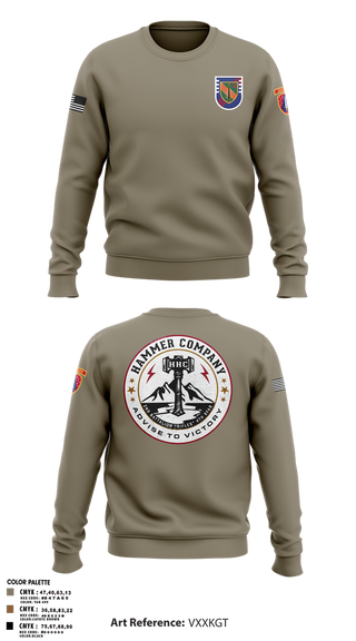 Crew Neck Sweatshirt, , Army, Teamtime, Team time, sublimation, custom sports apparel, team uniforms, spirit wear, spiritwear, sports uniforms, custom shirts, team store, custom team store, fundraiser sports, apparel fundraiser