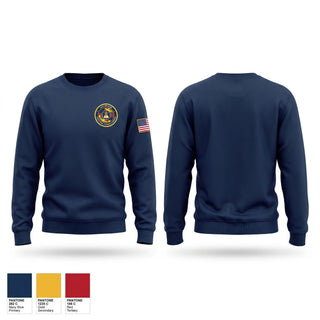 Crew Neck Sweatshirt, NMOTC ASTC, Navy, Teamtime, Team time, sublimation, custom sports apparel, team uniforms, spirit wear, spiritwear, sports uniforms, custom shirts, team store, custom team store, fundraiser sports, apparel fundraiser