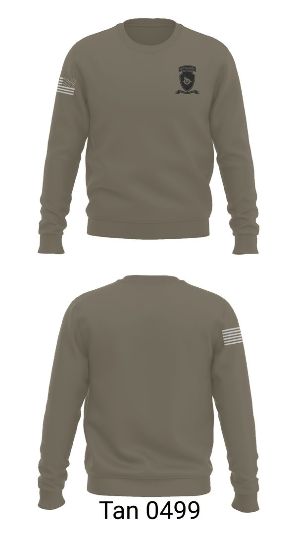 Crew Neck Sweatshirt, Santa Clara Police Department, Police, Teamtime, Team time, sublimation, custom sports apparel, team uniforms, spirit wear, spiritwear, sports uniforms, custom shirts, team store, custom team store, fundraiser sports, apparel fundraiser