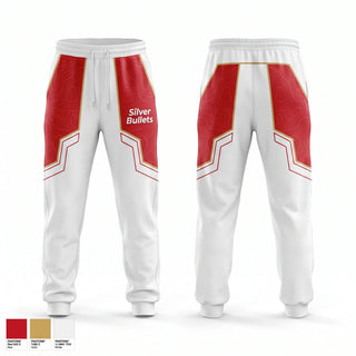 Sweatpants, Silver Bullets, Men's Basketball, Teamtime, Team time, sublimation, custom sports apparel, team uniforms, spirit wear, spiritwear, sports uniforms, custom shirts, team store, custom team store, fundraiser sports, apparel fundraiser