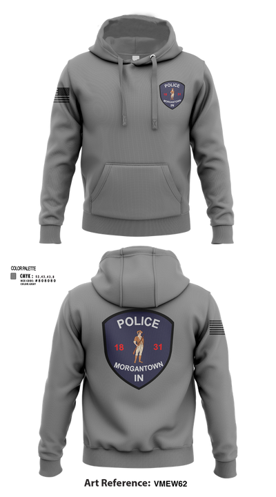 Morgantown Police Department 83325246 Hoodie - 102