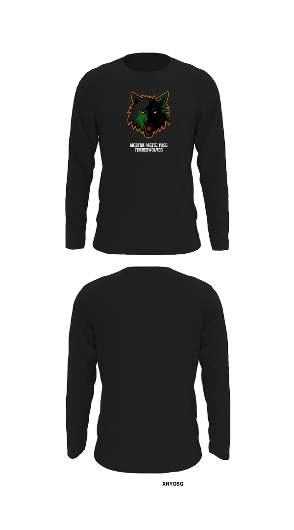 Long Sleeve Performance Shirt, Morton-White Pass Timberwolves, Men's Basketball, Teamtime, Team time, sublimation, custom sports apparel, team uniforms, spirit wear, spiritwear, sports uniforms, custom shirts, team store, custom team store, fundraiser sports, apparel fundraiser