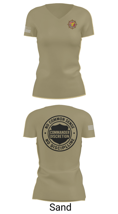 220th TC 97378584 Women's Short Sleeve V-neck Shirt - 88