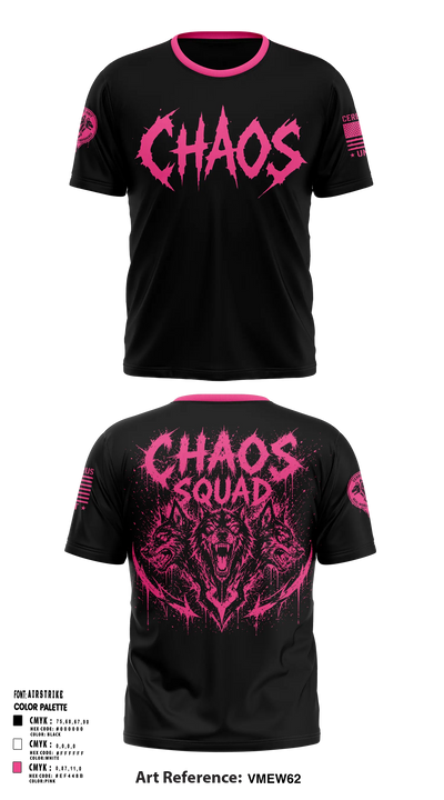 Chaos squad Short Sleeve Performance Shirt - 6