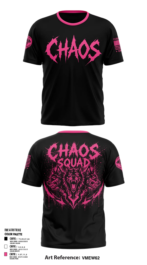 Short Sleeve Performance Shirt, Chaos squad fire and Ice, E-Sports, Teamtime, Team time, sublimation, custom sports apparel, team uniforms, spirit wear, spiritwear, sports uniforms, custom shirts, team store, custom team store, fundraiser sports, apparel fundraiser
