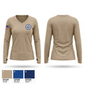 Probation and Parole Women's Long Sleeve V-neck Shirt - 1