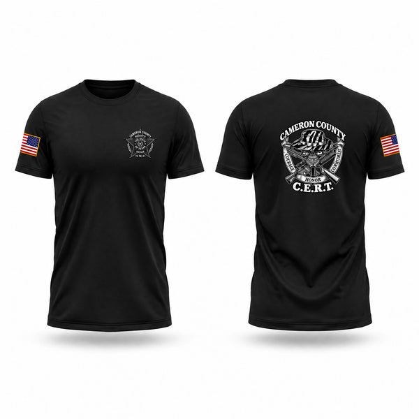 Cameron County CERT Old School Cotton Feel Shirt - 1