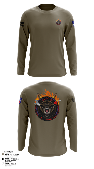 E co 1/25 4146050 Long Sleeve Performance Shirt 1